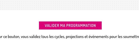 Valider ma programmation