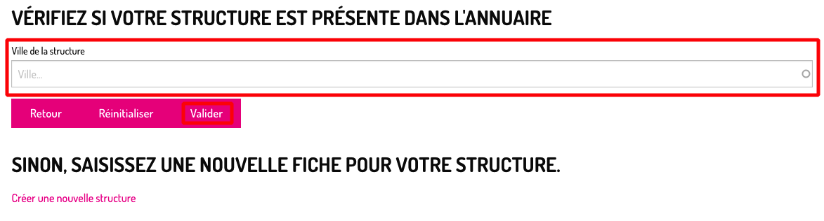 ville de ma structure