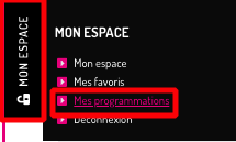 Mes programmations