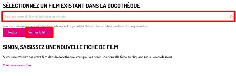 Sélectionner un film